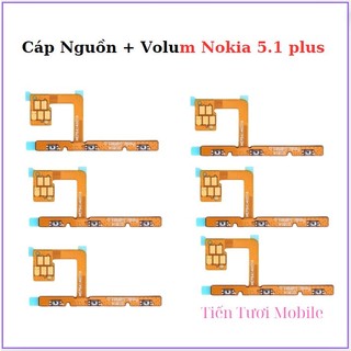 Cáp Nguon + volum Nokia 5.1 Plus
