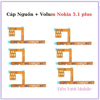 Cáp nguon + volum nokia 5.1 plus