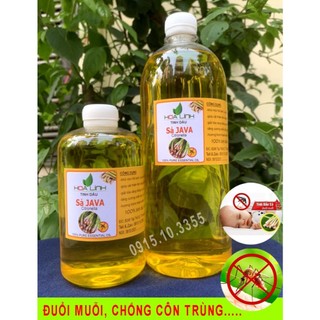500ml - 1 lít tinh dầu sả java xông phòng - đuổi muỗi,côn trùng - khử mùi hôi hiệu quả -