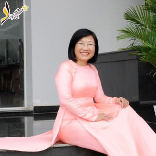 Lụa may áo dài - SILK – Satin màu hồng phấn – ST06 KR