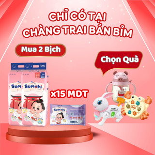  Tã Bỉm Dán Sumoki Nhật Bản cho bé, siêu mỏng mịn, thấm hút gấp 8 lần, chống tràn