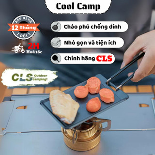 Chảo Dã Ngoại Mini Chống Dính Chính Hãng CLS, Chảo Gấp Gọn Có Thể Tháo Rời Dùng Cắm Trại, Du Lịch