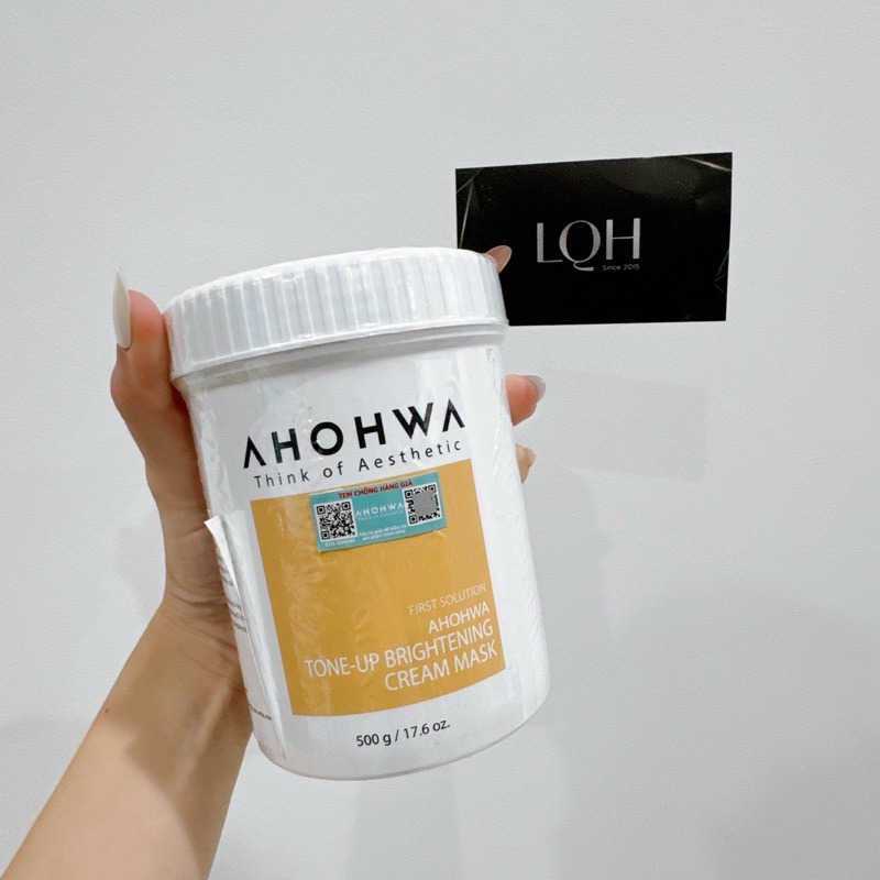Mặt nạ ủ trắng mặt Ahohwa Tone Up Brightening Cream Mask