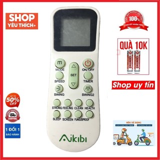 Điều khiển điều hòa máy lạnh aikibi, Remote máy lạnh aikibi hàng zin theo máy