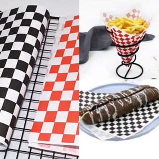 200pcs 30*30cm  Giấy Gói Bánh hamburger Chống Thấm Nước Không Mùi Dễ Sử Dụng