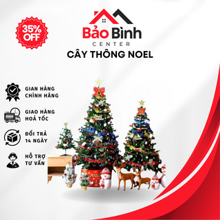 Cây thông noel 1m5, 1m8 đặc biệt tán dày tặng phụ kiện, trang trí cây thông noel siêu đẹp