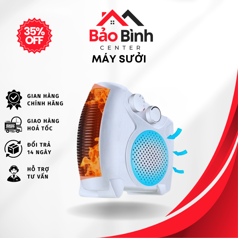 Máy Sưởi Ấm Mini , Quạt Sưởi Ấm 2 Chiều An Toàn Tiết Kiệm Điện Bảo Hành Hành 12 Tháng Mẫu Mới 2023