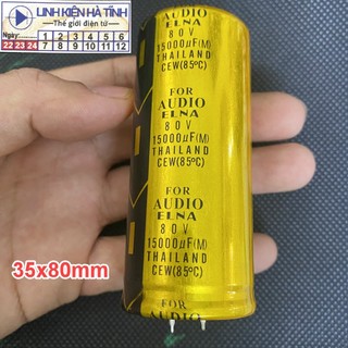 1 chiếc Tụ Audio 15000uf 80V chất lượng cao 35x80cm