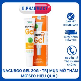 Nacurgo Gel ngừa mụn, mờ sẹo thâm, mờ rạn, nám