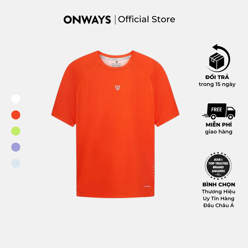 ONWAYS Áo Thun Thể Thao Nam Chạy Bộ Co Giãn Tốt, Thoáng Khí, Kháng Khuẩn, Mỏng Nhẹ CLOUDTEK T-SHIRT 