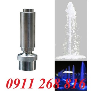 Đầu phun hình cột nước INOX phi 27mm phun nước nghệ thuật trang trí đài phun nước bể tiểu cảnh sân vườn công viên