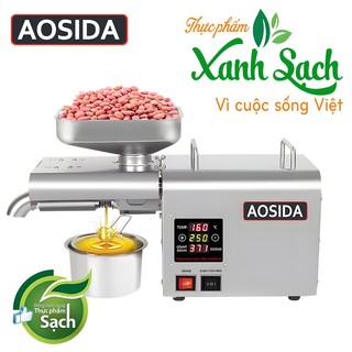 Máy ép dầu thực vật nóng lạnh dùng cho gia đình, quán ăn thương hiệu anh quốc aosida k28s - hàng chính hãng