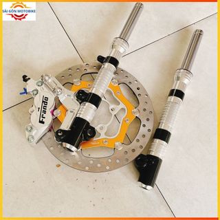    Combo Vario,Click,Vision   Heo 4Pis Frando + Đĩa Oversize   4 Lỗ   + Phuộc phay trước + Pát CNC >>> Đi size đĩa 267mm 
