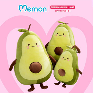 Quả Bơ Má Hồng Nhồi Bông Dễ Thương Cao Cấp Memon