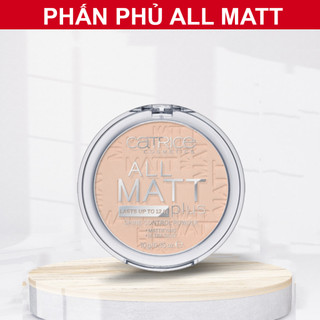 Phấn Phủ Nén Catrice All Matt Kiềm Dầu Che Khuyết Điểm Mỏng Mịn⭐ CÓ VIDEO HÀNG THẬT DO SHOP TỰ QUAY ⭐