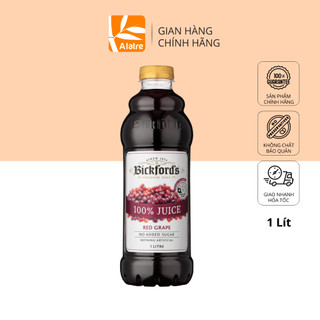 1 Lít Nước Ép Nho Đỏ Nguyên Chất Bickford's - Hàng Chính Hãng Nhập Úc.