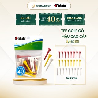 Tee golf gỗ cao cấp tabata 40mm - chân đỡ phát bóng gv0503 | tabata golf chính hãng