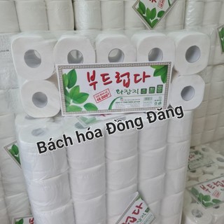 COMBO (50 cuộn) Giấy vệ sinh Hàn Quốc cao cấp 3 lớp (10 cuộn/ lốc)