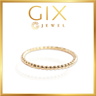 Nhẫn bạc nữ đai bi trơn Gix Jewel SPGN104