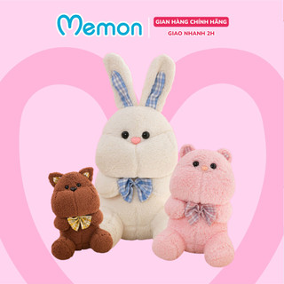 Gấu Bông Má Bự Lông Mềm Cao Cấp Memon