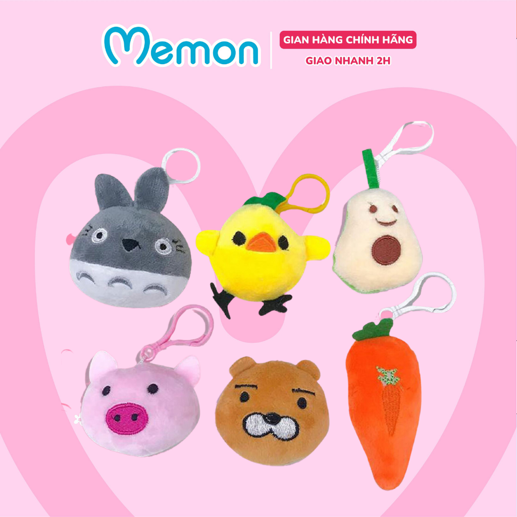 Móc Khóa Gấu Bông Cao Cấp Memon