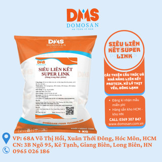 1kg phụ gia tăng độ giòn dai, kết dính, xử lý thịt yếu super link
