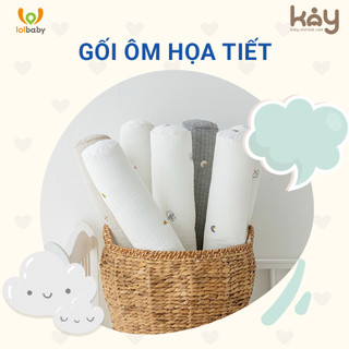 Gối ôm thêu hình cho bé lolbaby hàn quốc