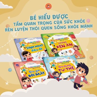 Sách: combo lối sống khỏe mạnh dành cho trẻ em
