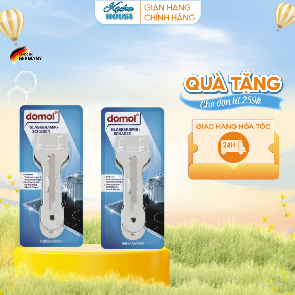 Dao Vệ Sinh Làm Sạch Bếp Từ Domol Glaskeramik-Schaber - Hàng Đức