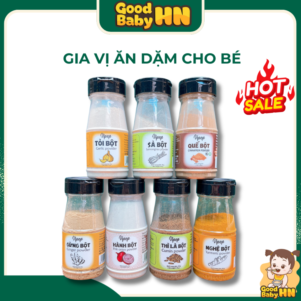 Gia vị nấu ăn dặm cho bé Chính Hãng - A04