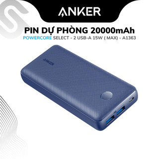 Pin sạc dự phòng anker powercore select 20000mah - a1363