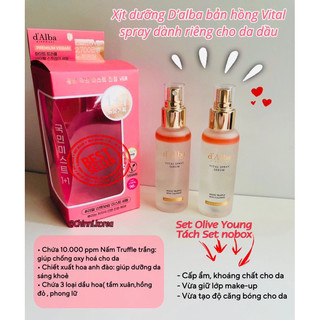 Serum dạng xịt khoáng d'Alba căng bóng da First Spray Serum 100ml - Mist Serum