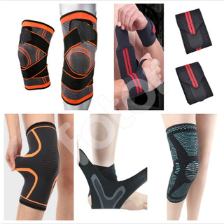 Bộ bảo vệ đầu gối, cổ tayi tập gym - combo 2 băng cuốn hỗ trợ đầu gối tập gym