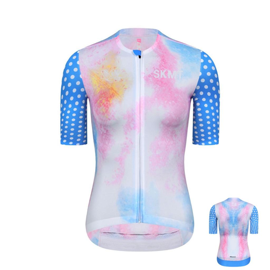 Áo nữ đi xe đạp ngắn tay BUTTERFLY 2024 MONTON hính hãng 124111008