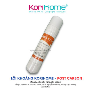 Lõi lọc nước Post Carbon chính hãng Korihome U-tyle 10" tăng vị tươi cho nước - Hệ lõi cắm nhanh thế hệ mới