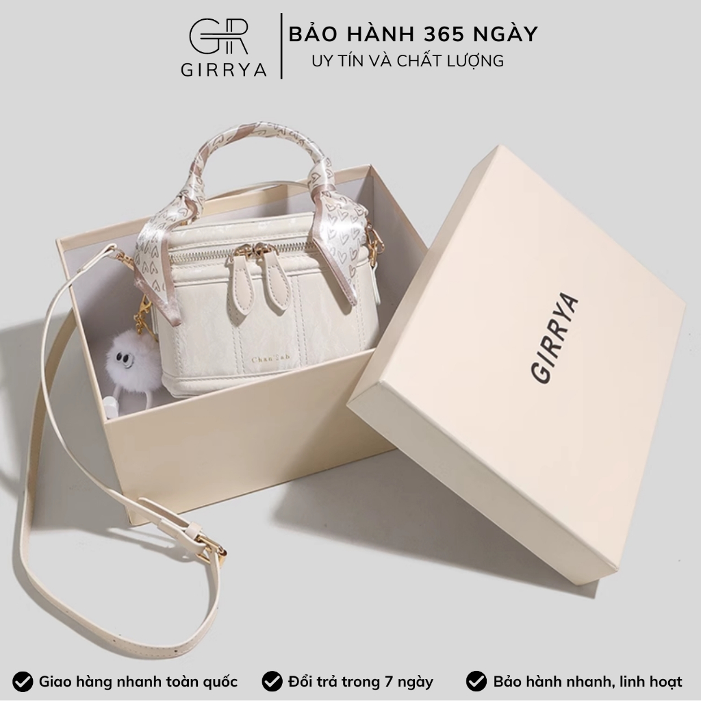 Túi xách nữ cốp cầm tay GIRRYA M33 - Túi xách nữ đeo chéo da PU cao cấp  phù hợp đi chơi đi tiệc đa dạng kiểu đeo
