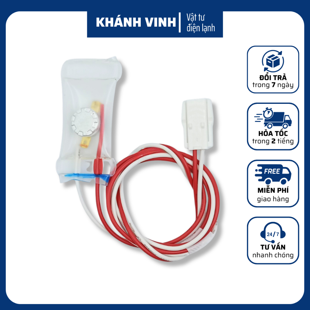 Sò lạnh - âm tủ lạnh Toshiba dây dài, Sò lạnh Toshiba dây đỏ, sò lạnh tủ lạnh Toshiba, cảm biến tủ l