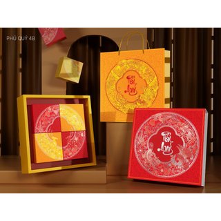 Combo 5 bộ hộp bánh trung thu phú quý 4b
