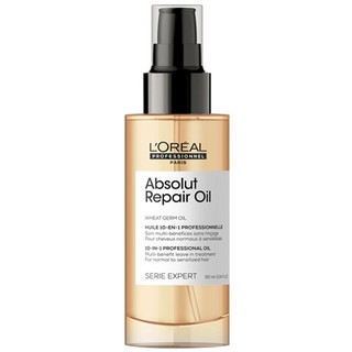 Tinh dầu l'oreal absolut repair oil dưỡng tóc 10 trong 1 dành cho tóc khô xơ, hư tổn 90ml