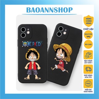Ốp lưng iphone hoạt hình Onepiece lufi zozo cạnh vuông bảo vệ camera 7plus/8plus/x/xs/xsmax/11/12/13/14/pro/promax