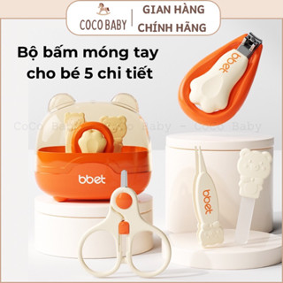 Bộ dụng cụ cắt, bấm móng tay cho bé 5 chi tiết xinh xắn , đáng yêu