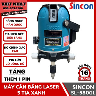 Máy cân bằng laser 5 tia cao cấp sincon sl-580gl