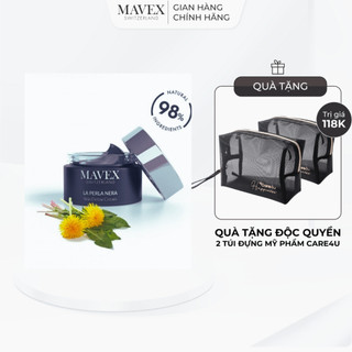  Kem dưỡng da Mavex La Perla Nera than hoạt tính làm sạch sâu, săn chắc da 50ML