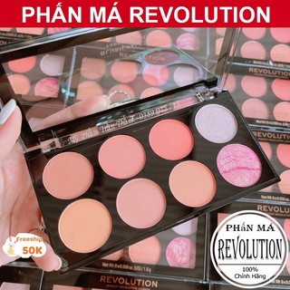 Phấn má revolution 8 ô tone cam chính hãng