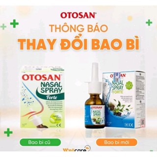 chai xịt mũi Otosan Nasal Spray Forte:Làm sạch sâu khoang mũi,làm thông mũi,giảm nghẹt mũi, viêm và nguy cơ nhiễm trùng.