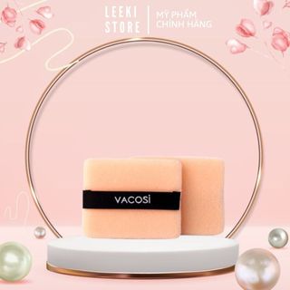 BP02 - Bông Phấn Khô Vuông Nhỏ VACOSI (Bịch 2 Cái)