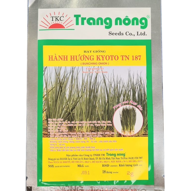 Hạt Giống Hành Trang Nông (2gr)