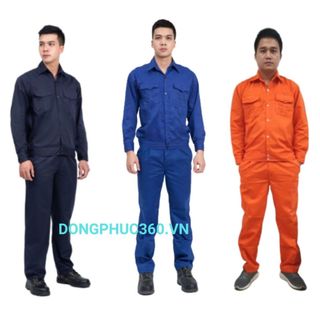 Bảo Hộ Lao Động (IN ĐỒNG PHỤC THEO YÊU CẦU) Áo Công Nhân Nam Nữ Vải Kaki Đủ Size