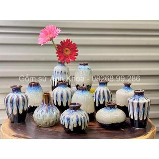 Lọ hoa mini gốm sứ Decor trang trí Bình Hoa Gốm Sứ Bát Tràng ngẫu nhiên