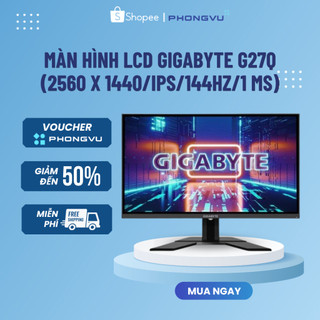 Màn hình lcd gigabyte g27q - hàng chính hãng